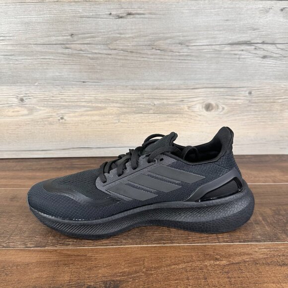 adidas Pureboost 5 Triple Black Mens Size 7 Core Black ID1158 - Picture 7 of 9